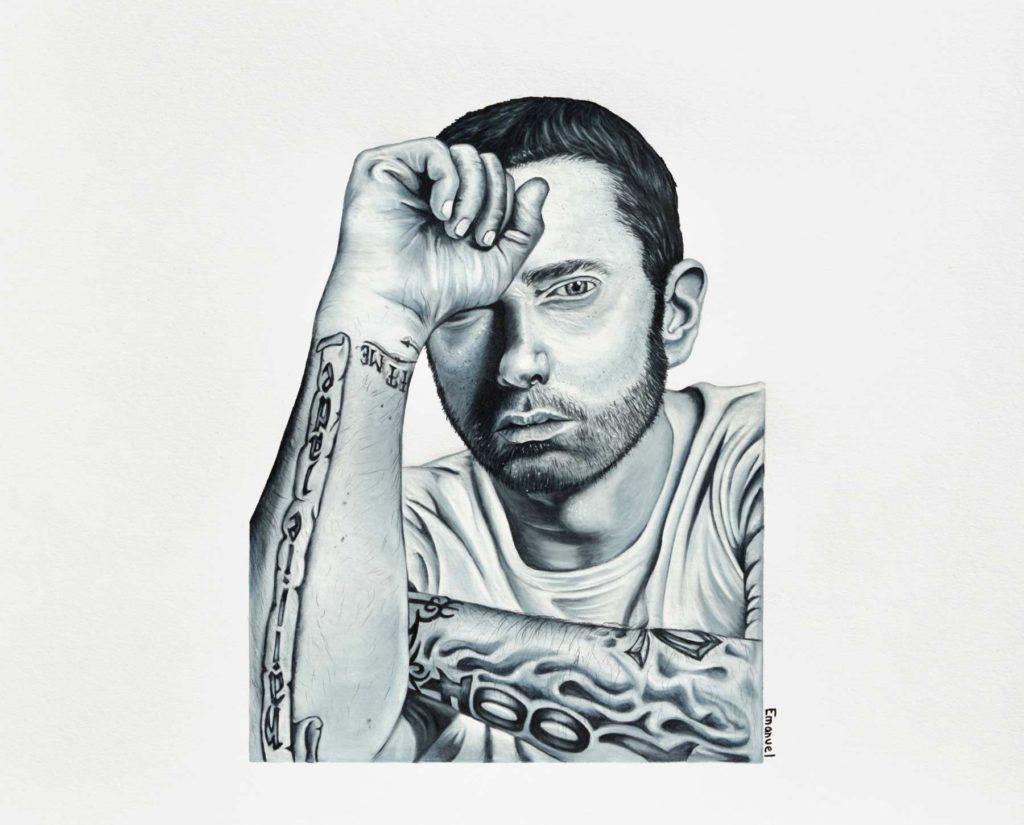 Portfolio Drawing - Eminem - EMANUEL SCHWEIZER