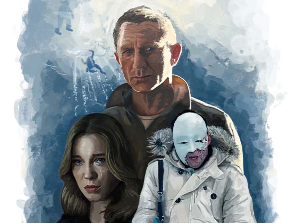 007 No time to die - James Bond illustrated by emanuel schweizer